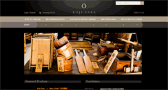 Desktop Screenshot of koji-sake.com